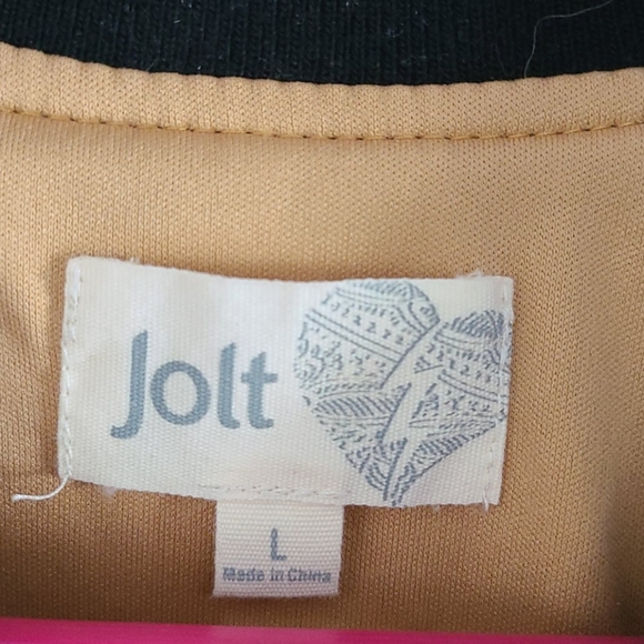 Jolt Gold Velour Embroidered Stars Jacket - Picture 8 of 10